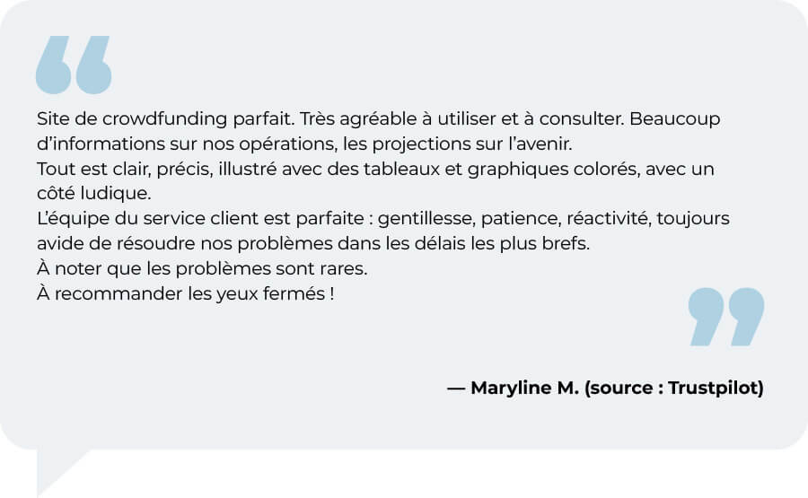 Témoignage Bienprêter Crowdlending