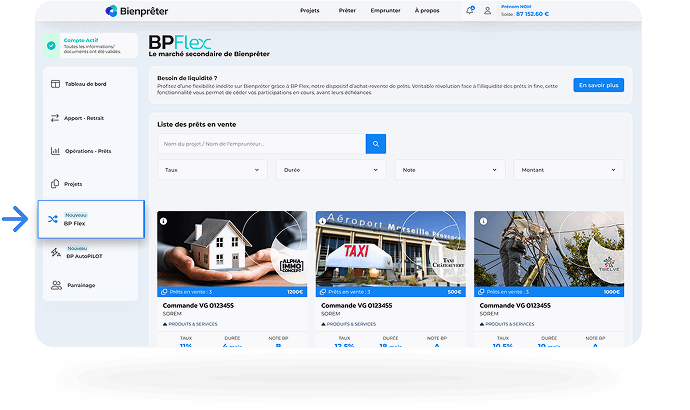 investir sur bp flex