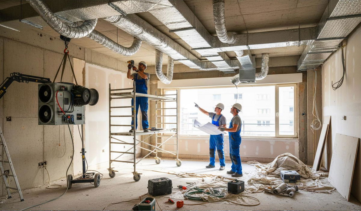 illustration Travaux de rénovation - Plomberie / Chauffage -  Facture 219