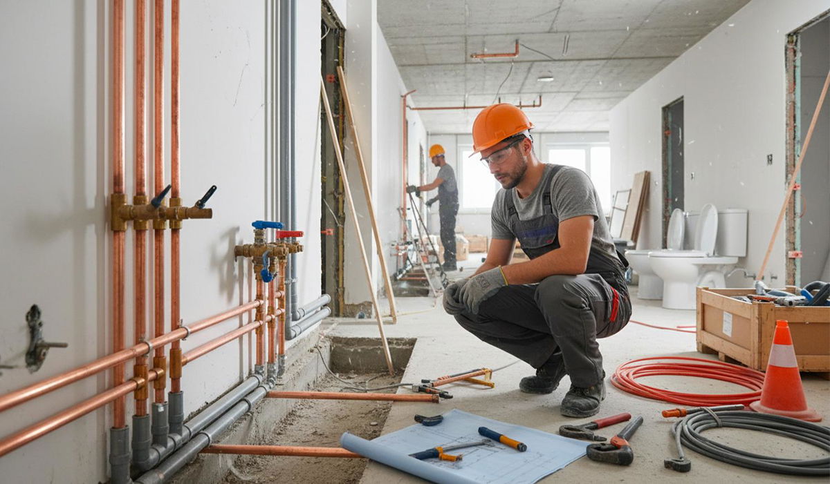 illustration Travaux de rénovation - Plomberie / Chauffage - Facture 220